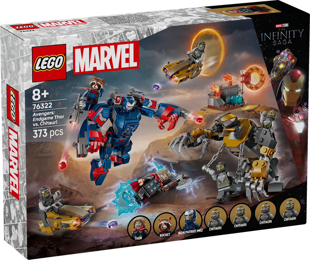 LEGO SUPER HEROES AVENGERS: ENDGAME THOR CONTRO CHITAURI 76322