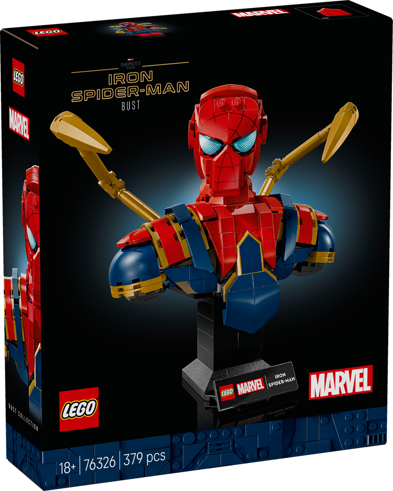 LEGO SUPER HEROES BUSTO DI IRON SPIDER-MAN 76326