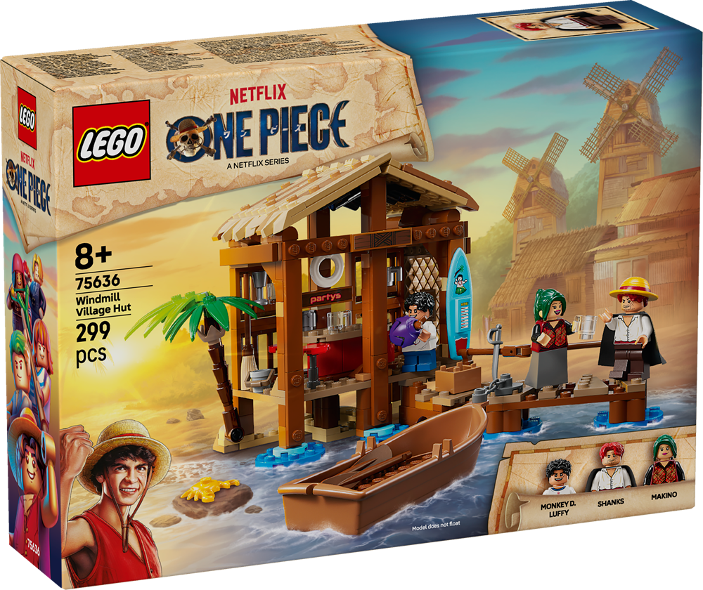 LEGO ONE PIECE LA CAPANNA DEL VILLAGGIO FOOSHA 75636