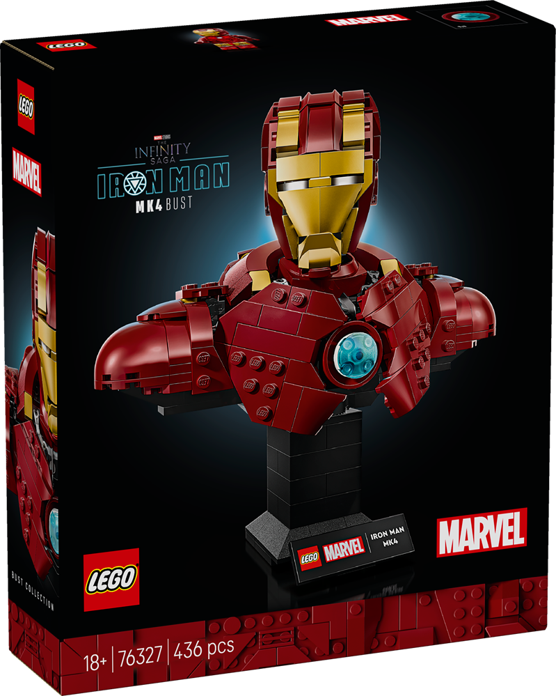 LEGO SUPER HEROES BUSTO DI IRON MAN MK4 76327