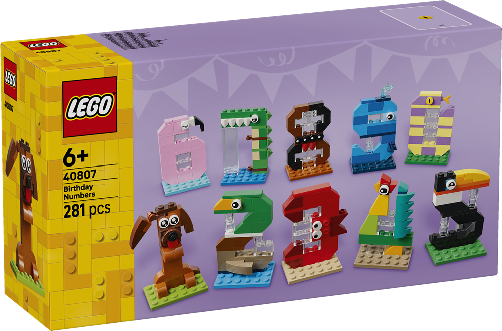 LEGO ICONIC NUMERI DEL COMPLEANNO 40807