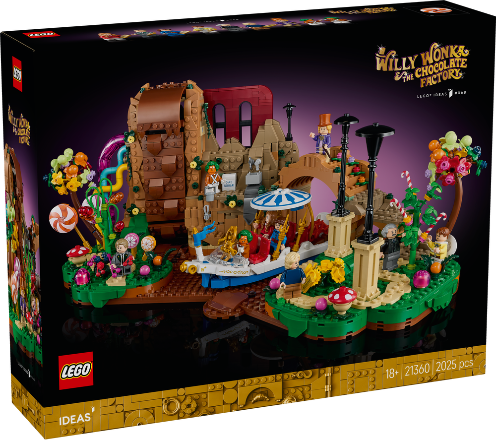 LEGO IDEAS WILLY WONKA E LA FABBRICA DI CIOCCOLATO 21360