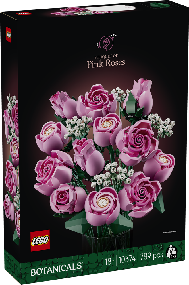 LEGO BOTANICALS BOUQUET DI ROSE ROSA 10374