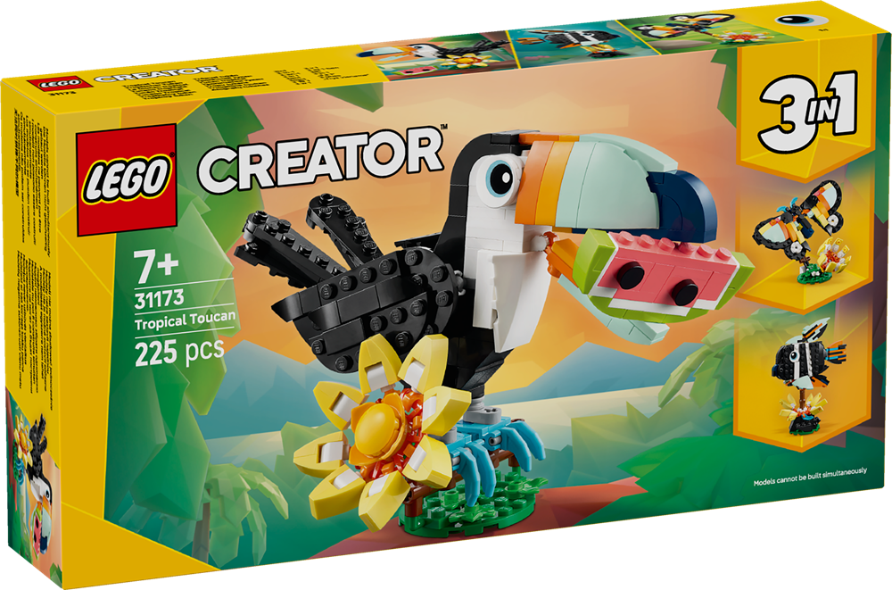 LEGO LEGO CREATOR ANIMALI SELVATICI: TUCANO TROPICALE 31173