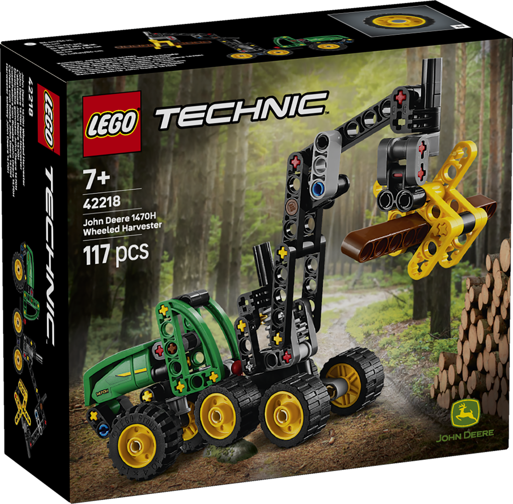 LEGO TECHNIC MIETITREBBIA GOMMATO JOHN DEERE 1470H 42218