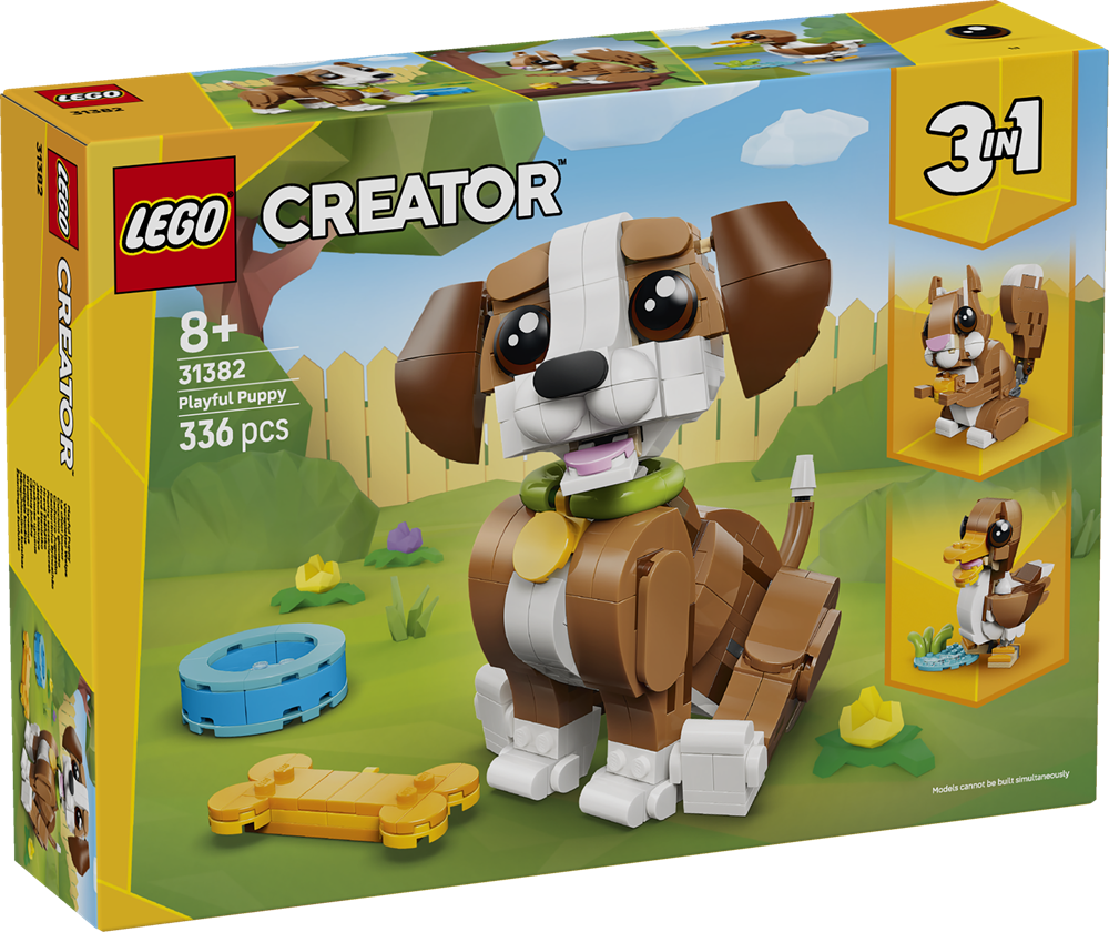 LEGO LEGO CREATOR ADORABILI ANIMALI: CAGNOLINO GIOCOSO 31382
