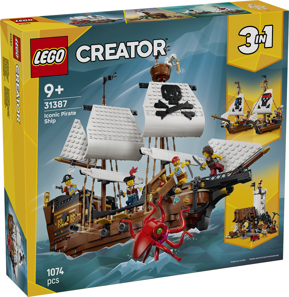LEGO CREATOR ICONICA NAVE DA PIRATA 31387