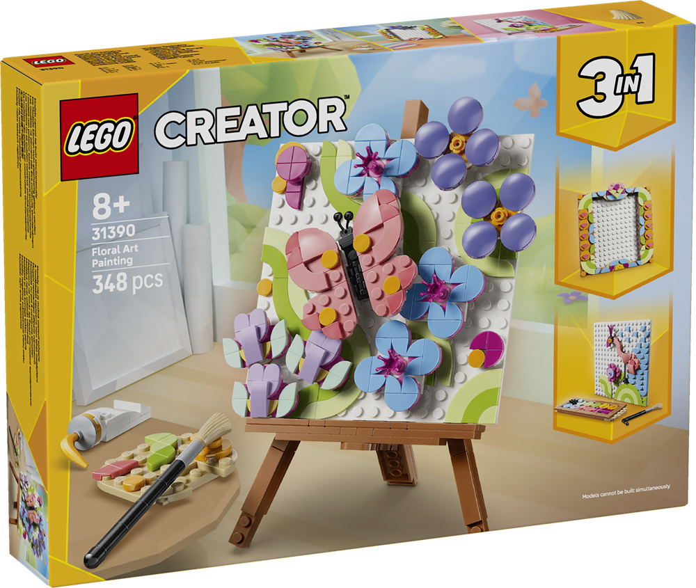 LEGO CREATOR DIPINTO FLOREALE DECORATIVO 31390