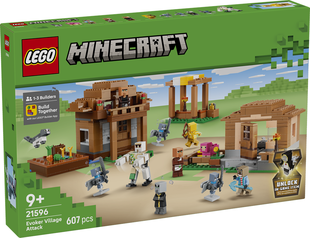 LEGO MINECRAFT ATTACCO AL VILLAGGIO DELL’EVOCATORE 21596