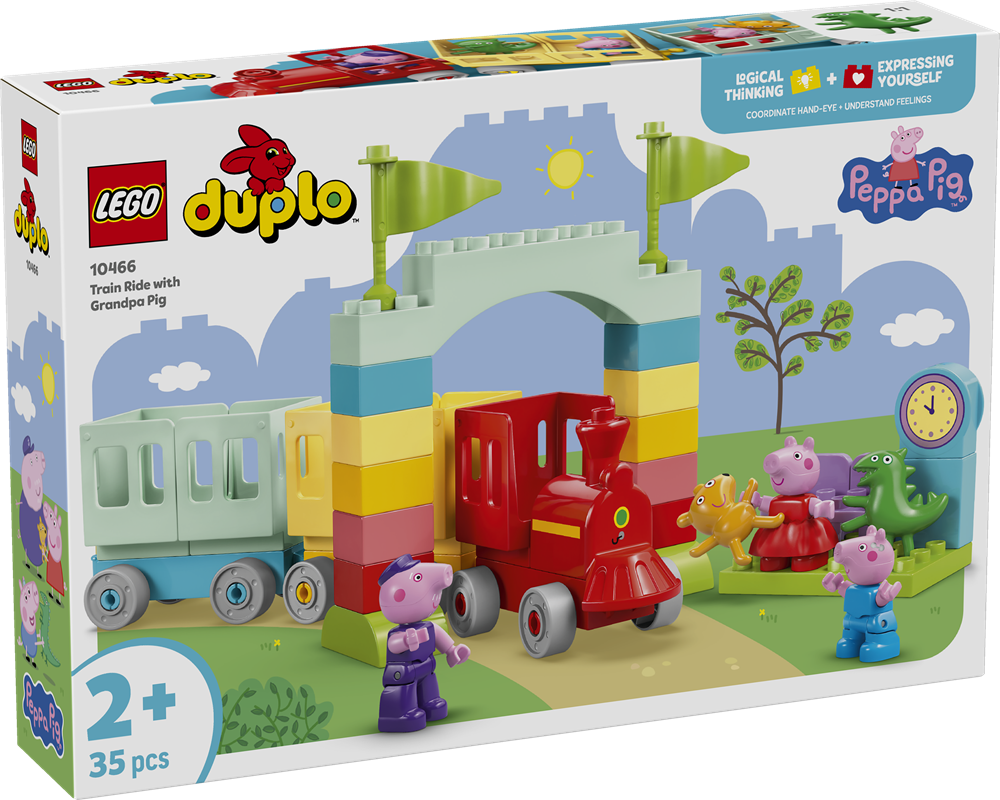 LEGO DUPLO PEPPA PIG GIRO IN TRENO CON NONNO PIG 10466