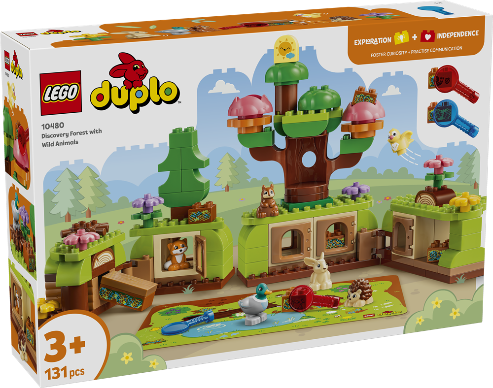 LEGO DUPLO TOWN FORESTA ESPLORATIVA CON ANIMALI SELVATICI 10480