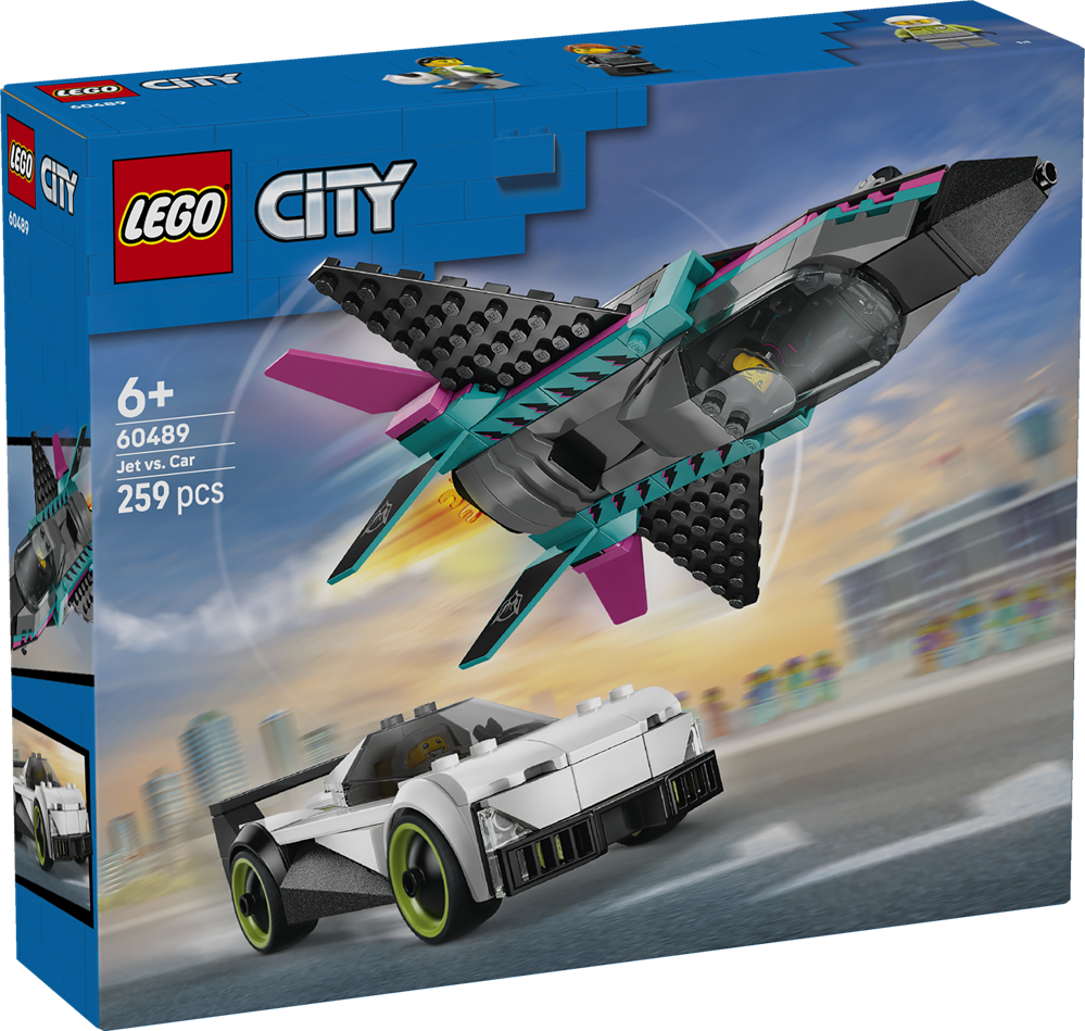 LEGO LEGO CITY JET CONTRO AUTO SPORTIVA 60489