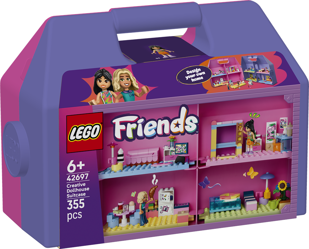 LEGO FRIENDS VALIGETTA CREATIVA CASA DELLE BAMBOLE 42697