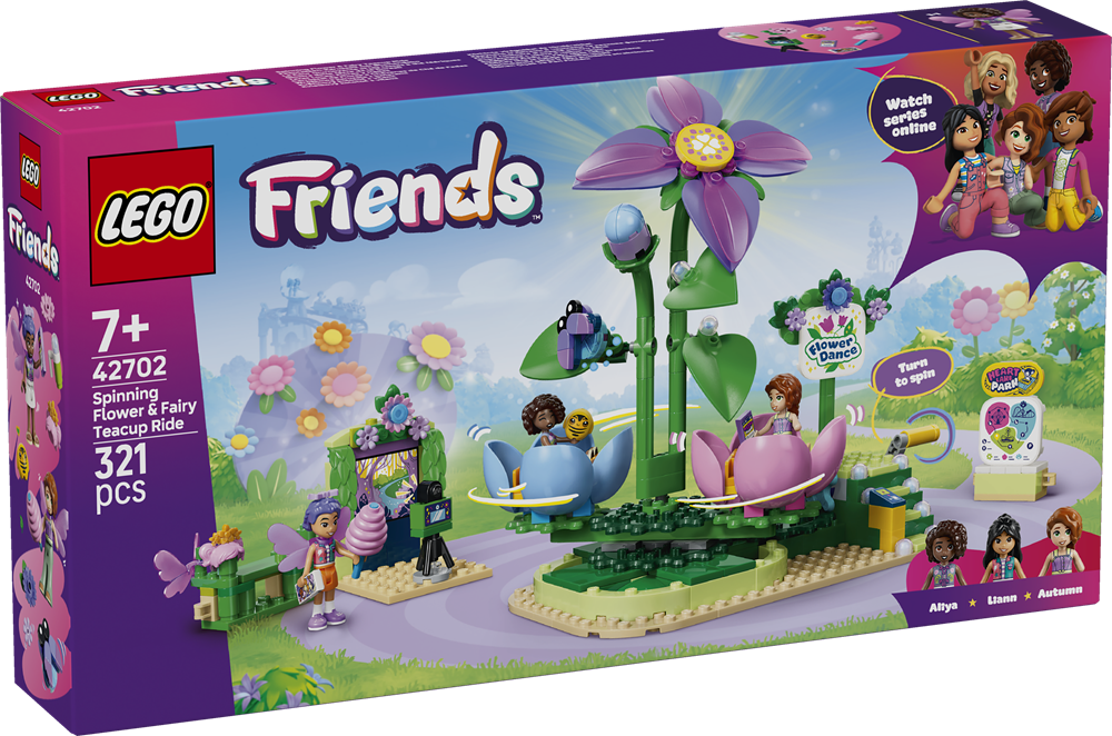 LEGO FRIENDS GIOSTRA DELLE TAZZE DA TÈ FLOREALI 42702