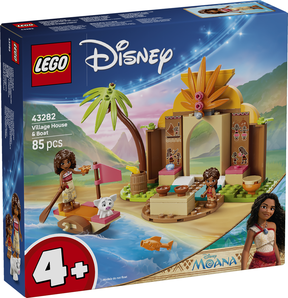 LEGO DISNEY™ CASA DEL VILLAGGIO E BARCA 43282