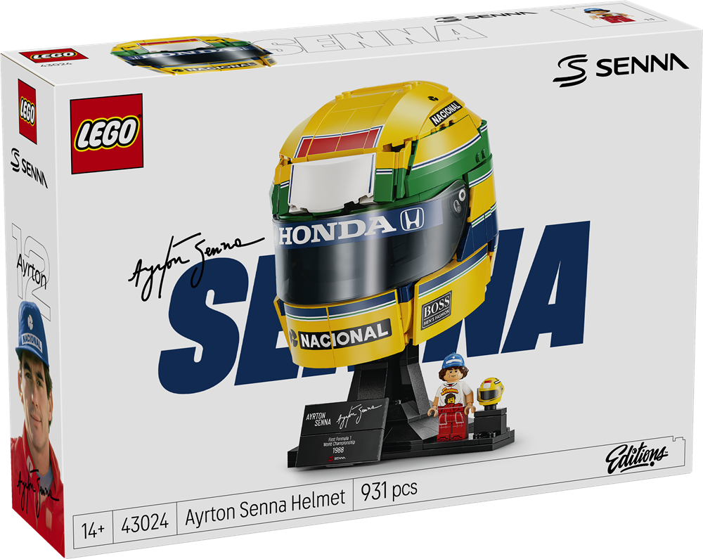 LEGO EDITIONS FORMULA 1 CASCO AYRTON SENNA 43024