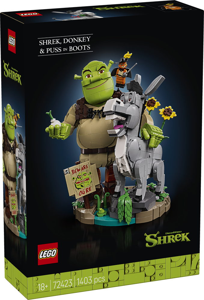 LEGO SHREK SHREK, CIUCHINO E GATTO CON GLI STIVALI 72423