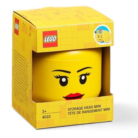 LEGO STORAGE HEAD MINI XS GIRL