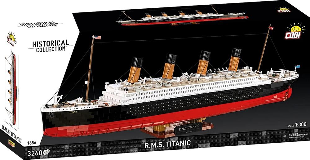 COBI HISTORICAL COLLECTION RMS TITANIC 1:300 1686 COBI HISTORICAL COLLECTION RMS TITANIC 1:300 1686