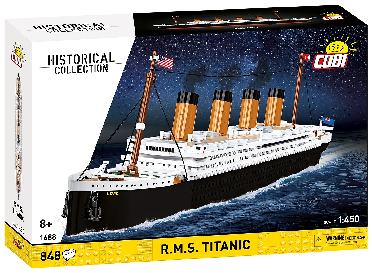 COBI HISTORICAL COLLECTION RMS TITANIC 1:450 1688 COBI HISTORICAL COLLECTION RMS TITANIC 1:450 1688