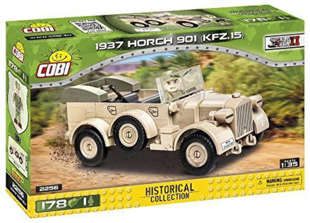 COBI HISTORICAL COLLECTION WWII 1937 HORCH 901 KFZ.15 2256 COBI HISTORICAL COLLECTION WWII 1937 HORCH 901 KFZ.15 2256