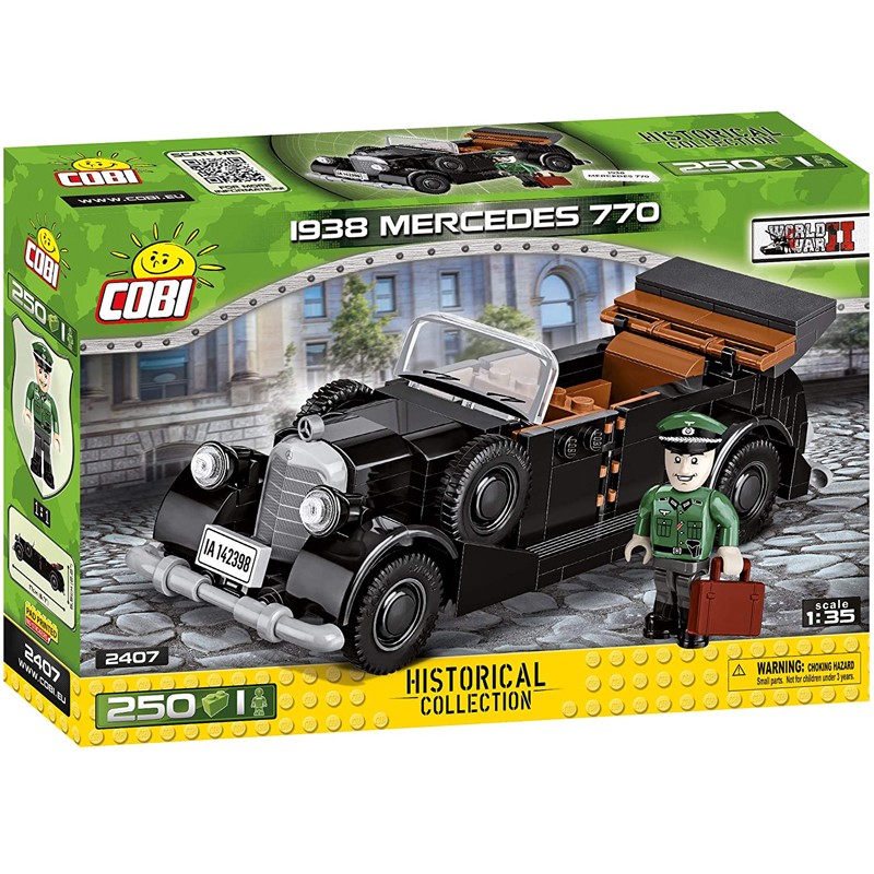 COBI HISTORICAL COLLECTION 1938 MERCEDES 770 WWII 2407 COBI HISTORICAL COLLECTION 1938 MERCEDES 770 WWII 2407