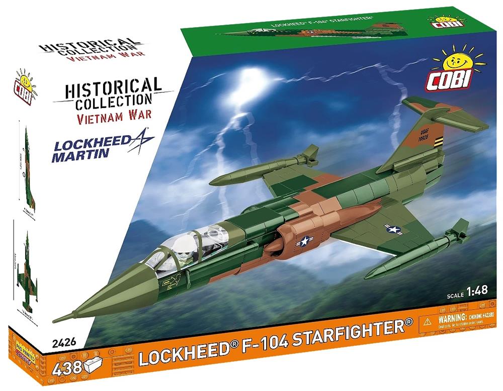 COBI HISTORICAL COLLECTION LOCKHEED F-104 STARFIGHTER 2426