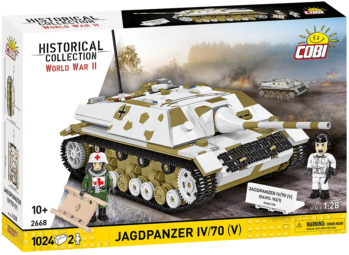 COBI HISTORICAL COLLECTION WWII JAGDPANZER IV 70 (V) (SD.KFZ.162/1) 2668 COBI HISTORICAL COLLECTION WWII JAGDPANZER IV 70 (V) (SD.KFZ.162/1) 2668