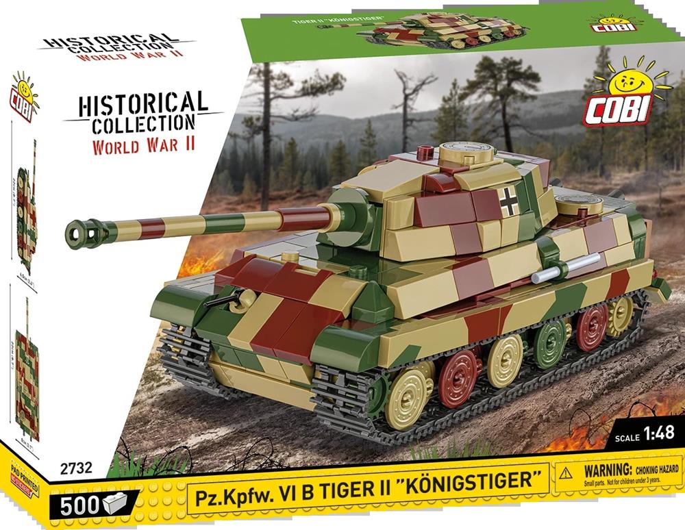 COBI HISTORICAL COLLECTION WWII PZ.KPFW. VI B TIGER II KÖNIGSTIGER 2732