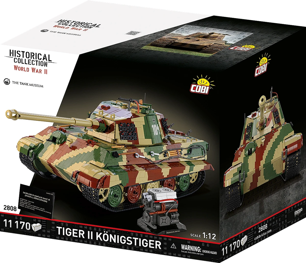 COBI HISTORICAL COLLECTION WWII TIGER II KÖNIGSTIGER 2808 COBI HISTORICAL COLLECTION WWII TIGER II KÖNIGSTIGER 2808