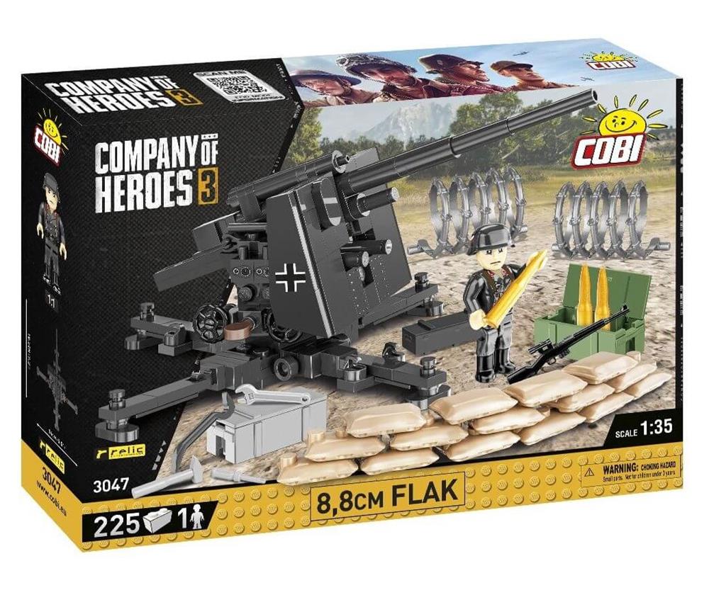 COBI COMPANY OF HEROES 3 8,8 CM FLAK 3047 COBI COMPANY OF HEROES 3 8,8 CM FLAK 3047