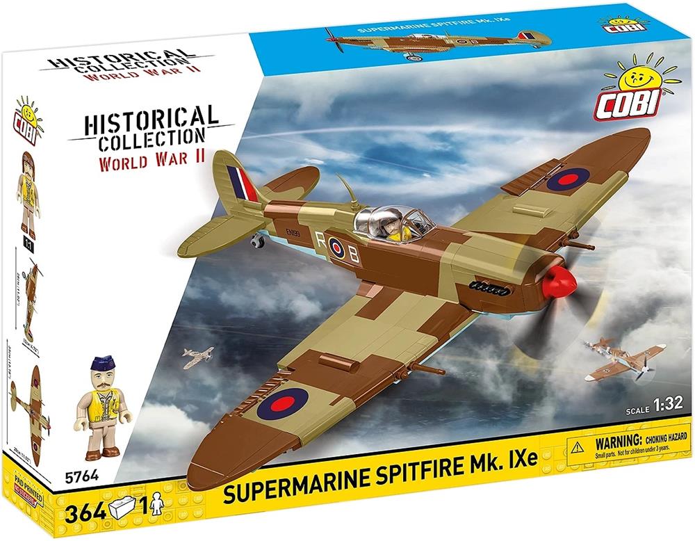 COBI HISTORICAL COLLECTION WWII SUPERMARINE SPITFIRE MK.IXE 5764
