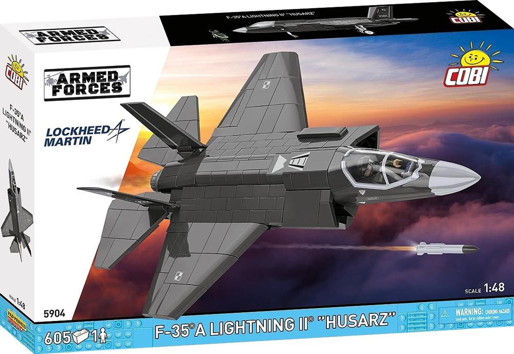 COBI ARMED FORCES F-35A LIGHTNING II ''HUSARZ'' 5904 COBI ARMED FORCES F-35A LIGHTNING II ''HUSARZ'' 5904