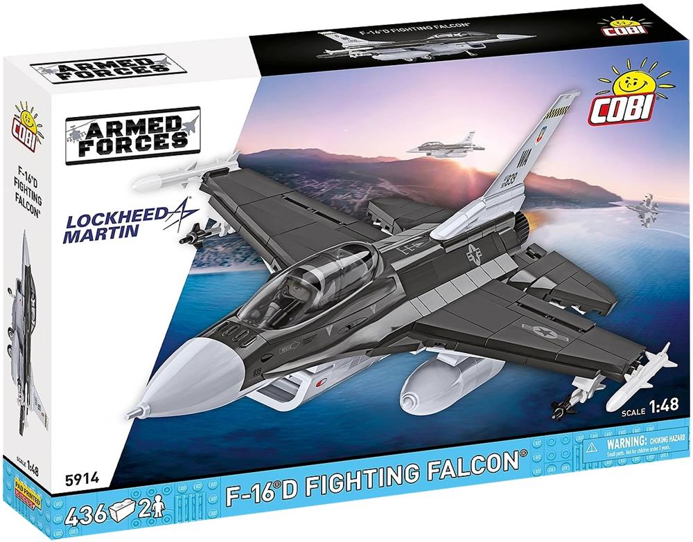 COBI ARMED FORCES F-16D FIGHTING FALCON 5914