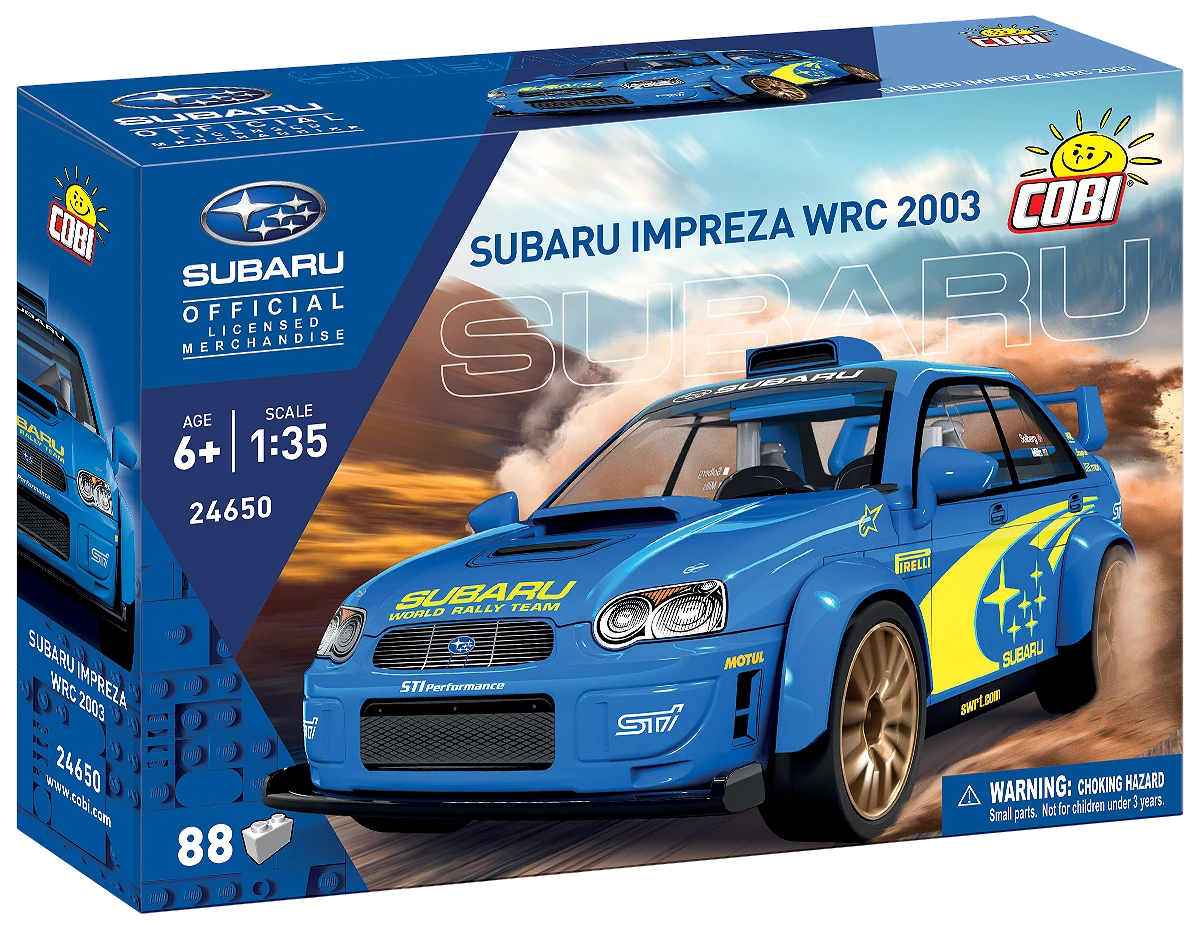 COBI CARS SUBARU IMPREZA WRC 2003 24650 COBI CARS SUBARU IMPREZA WRC 2003 24650
