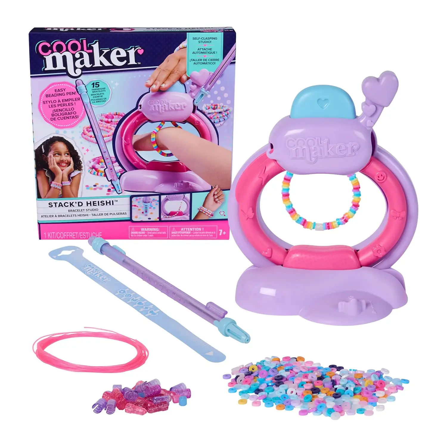 SPIN MASTER COOL MAKER MACCHINA PER BRACCIALETTI HEISHI DELL'AMICIZIA 6072592 SPIN MASTER COOL MAKER MACCHINA PER BRACCIALETTI HEISHI DELL'AMICIZIA 6072592