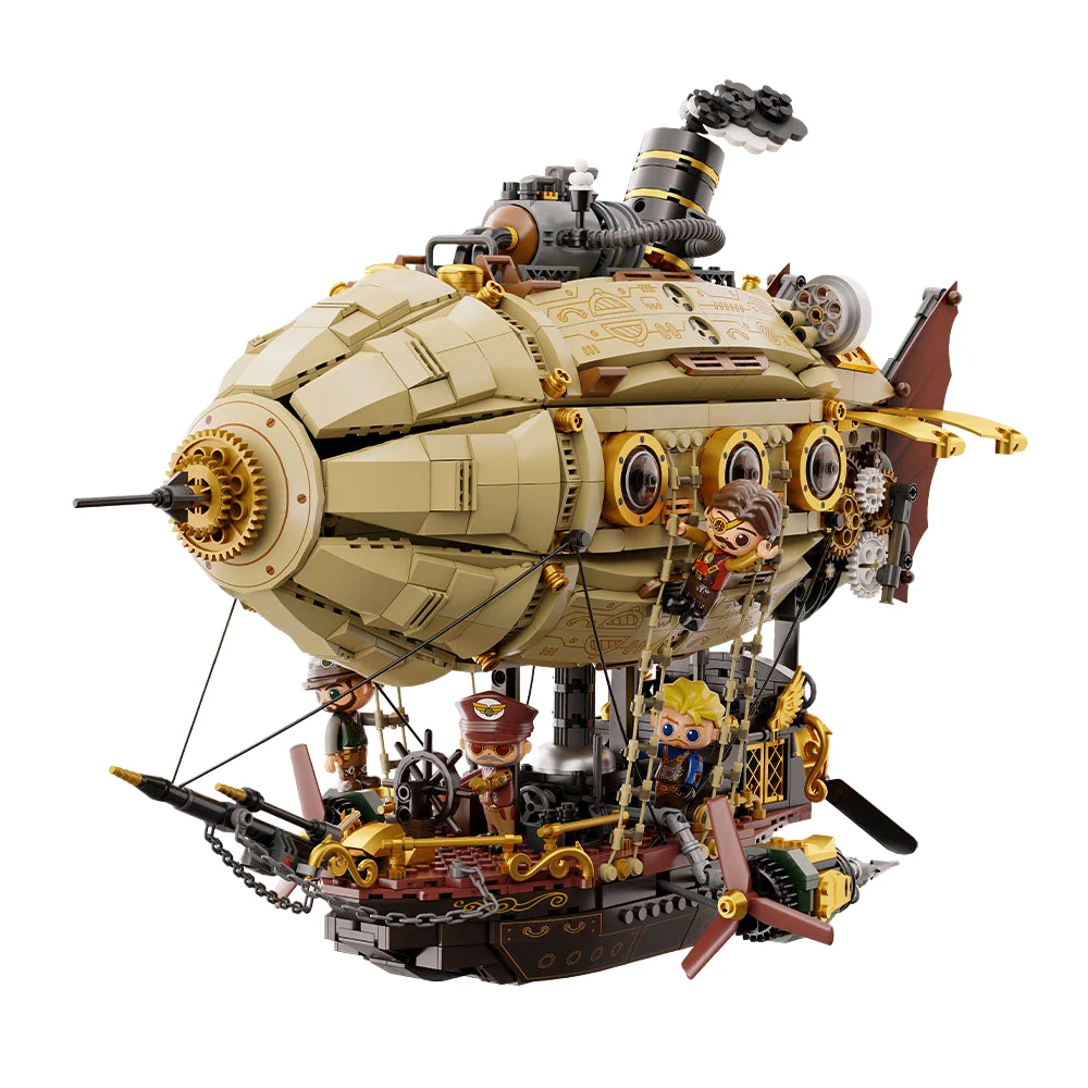 PANTASY SET DI MATTONCINI STEAMPUNK - STEAMPUNK AIRSHIP PAN85021 PANTASY SET DI MATTONCINI STEAMPUNK - STEAMPUNK AIRSHIP PAN85021