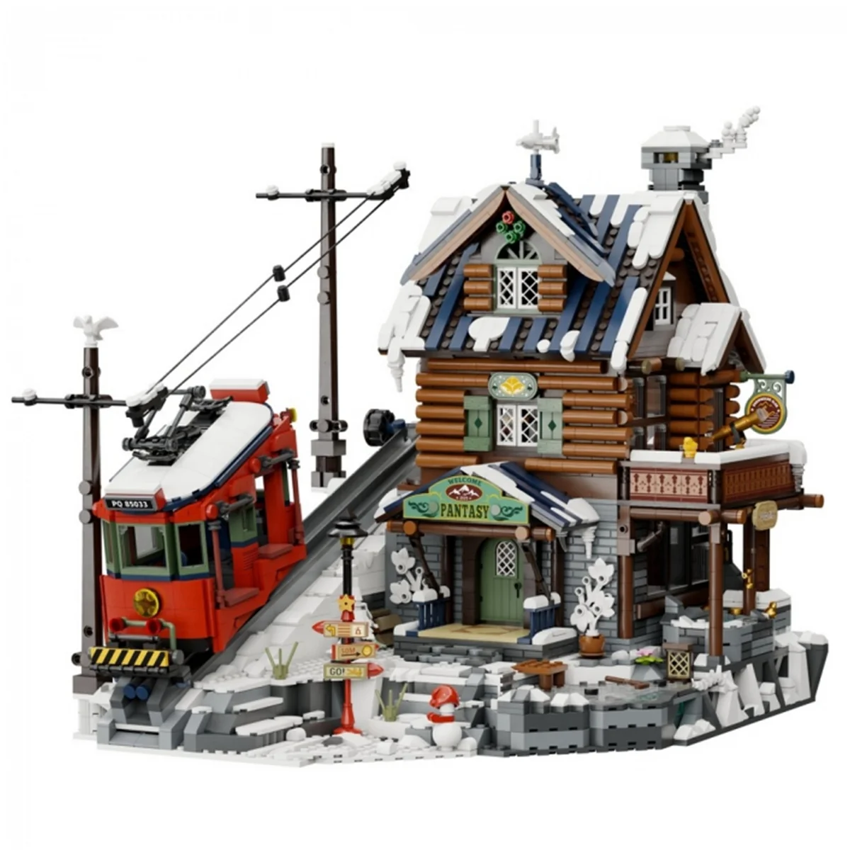 PANTASY SET DI MATTONCINI EDIFICI MODULARI - LA BAITA DI MONTAGNA PAN85033 PANTASY SET DI MATTONCINI EDIFICI MODULARI - LA BAITA DI MONTAGNA PAN85033