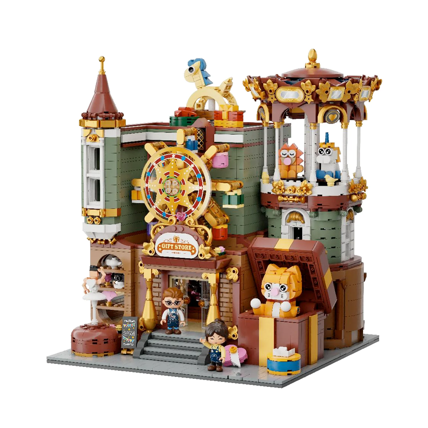 PANTASY SET DI MATTONCINI EDIFICI MODULARI - IL NEGOZIO DI REGALI PAN85043 PANTASY SET DI MATTONCINI EDIFICI MODULARI - IL NEGOZIO DI REGALI PAN85043