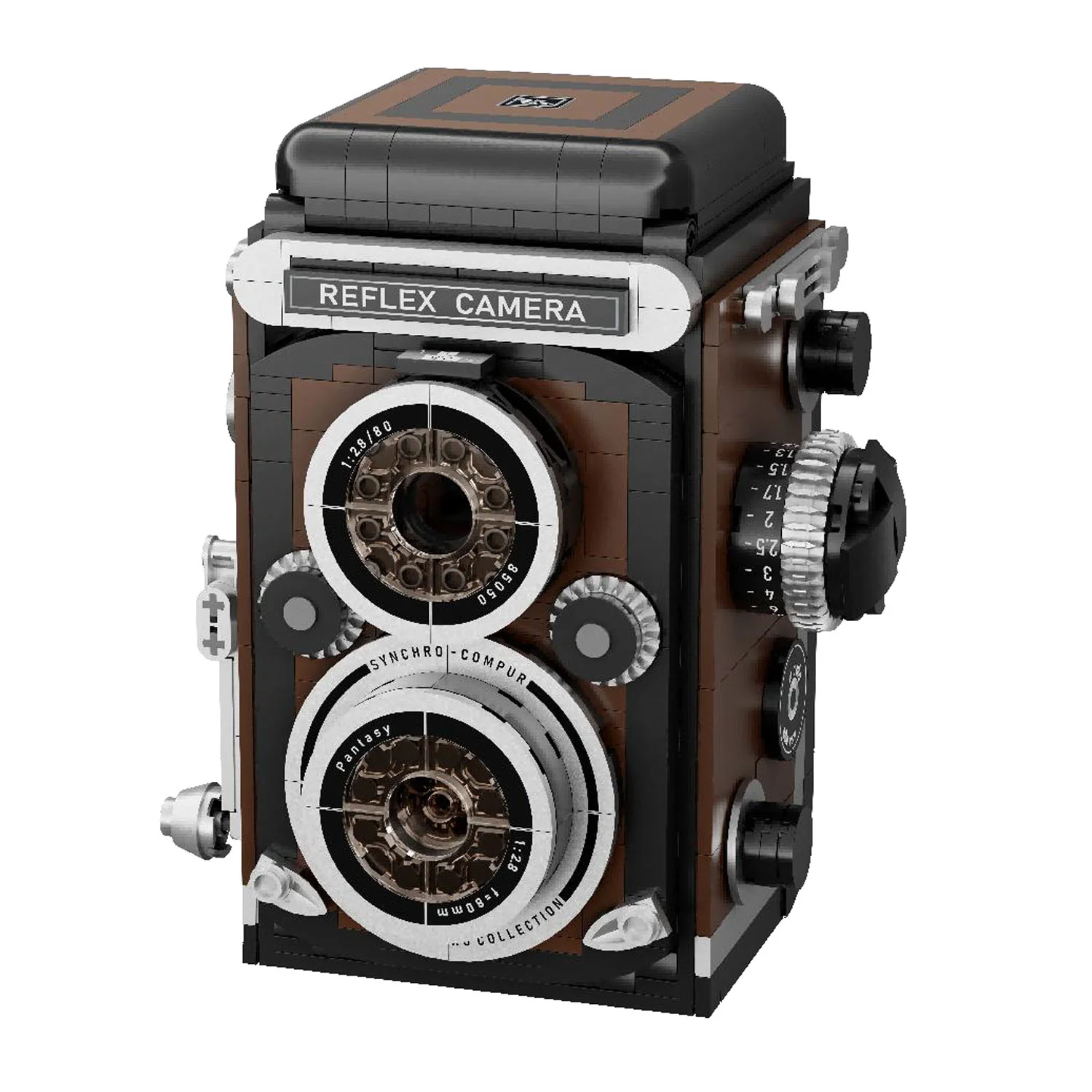 PANTASY SET DI MATTONCINI RETRÒ - FOTOCAMERA REFLEX A DOPPIO OBIETTIVO PAN85050 PANTASY SET DI MATTONCINI RETRÒ - FOTOCAMERA REFLEX A DOPPIO OBIETTIVO PAN85050