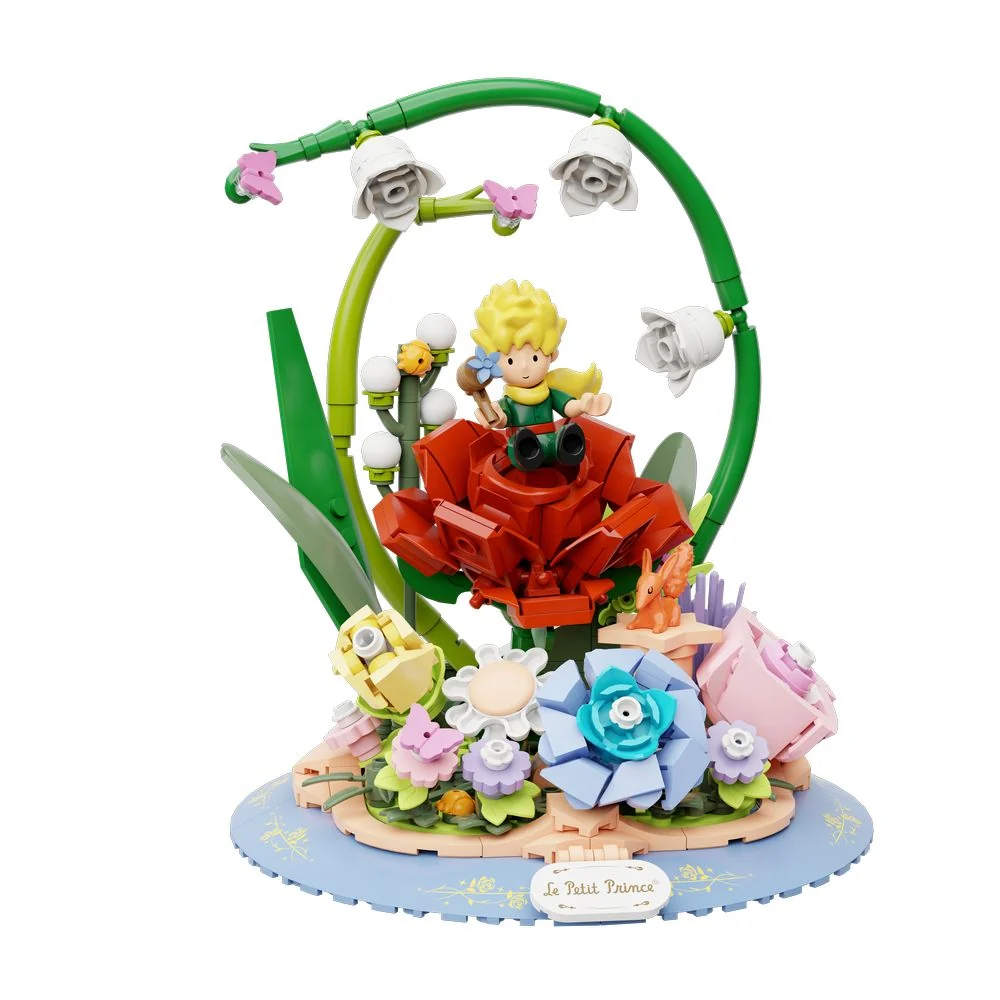 PANTASY PANTASY SET DI MATTONCINI COLLEZIONE IL PICCOLO PRINCIPE : LE PETIT PRINCE · ROSE TALE PAN86337