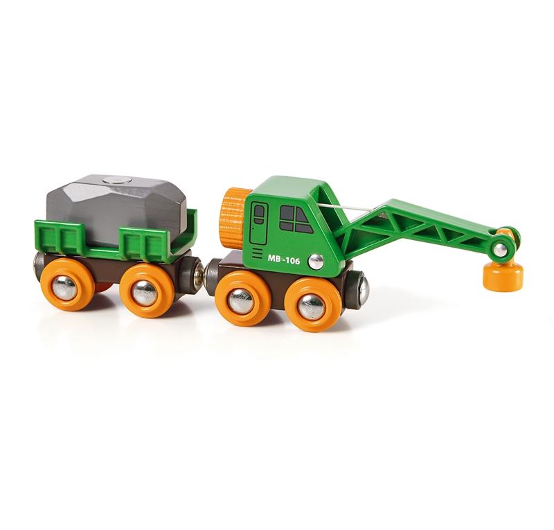BRIO VAGONE CON GRU 33698