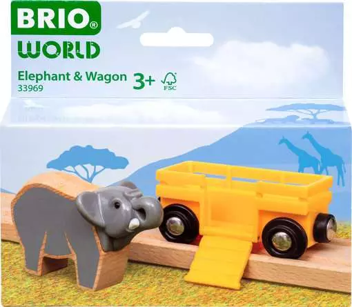 BRIO VAGONE CON ELEFANTE 33969