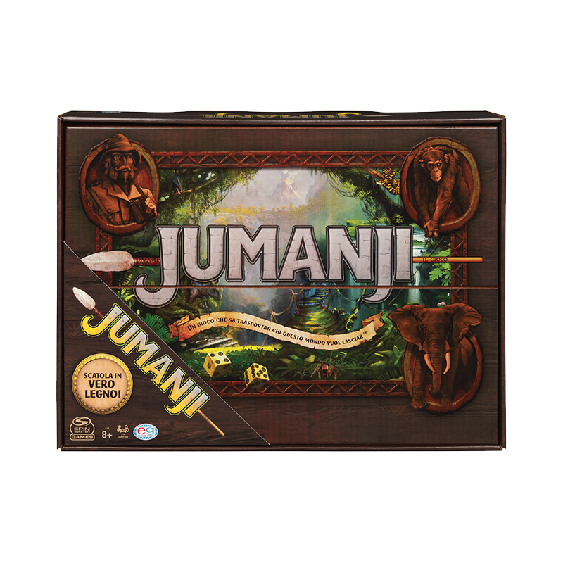 SPIN MASTER JUMANJI, IL GIOCO IN LEGNO 6062356 SPIN MASTER JUMANJI, IL GIOCO IN LEGNO 6062356