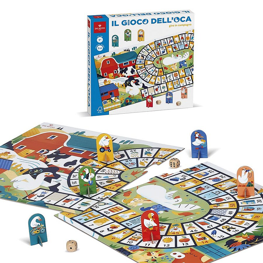 DAL NEGRO GIOCO DELL'OCA - GIRO IN CAMPAGNA 054153