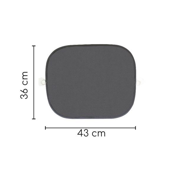 CORA TENDINE PARASOLE LATERALI NERE 43X36 CM