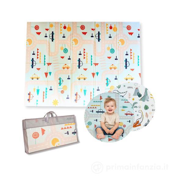 FAMILY NATION TAPPETO MONTESSORI PIEGHEVOLE 2 IN 1 - DINO FRIENDS FAMILY NATION TAPPETO MONTESSORI PIEGHEVOLE 2 IN 1 - DINO FRIENDS