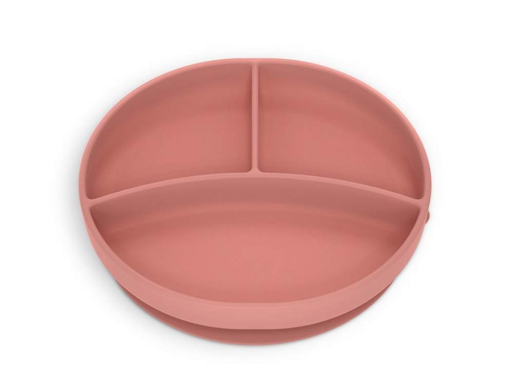SUAVINEX PIATTO IN SILICONE CON DIVISORI ROSA NUDE