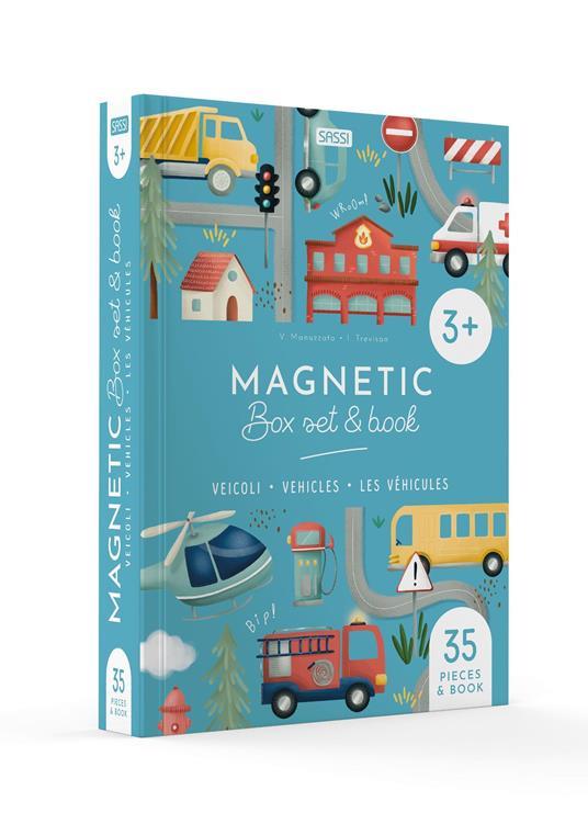 SASSI EDITORE MAGNETIC BOX SET - VEICOLI (MULTILINGUA) (VALENTINA MANUZZATO)