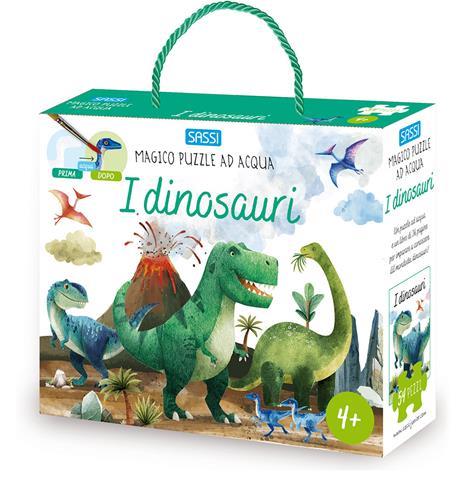 SASSI EDITORE MAGIC PUZZLE AD ACQUA - I DINOSAURI